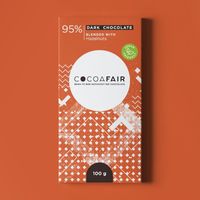 Cocoafair 95% Dark Chocolate with Hazelnuts